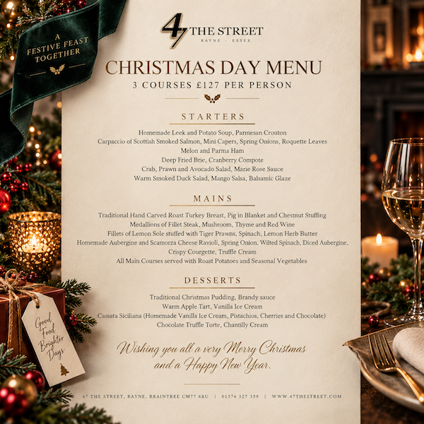 Christmas Day Menu
