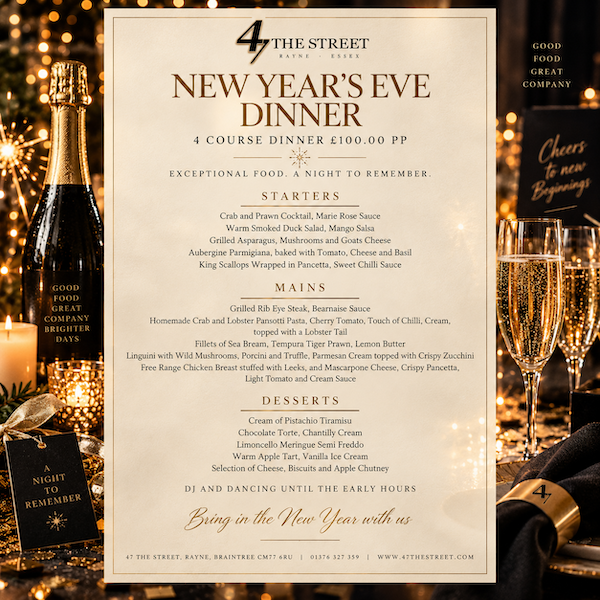 New Year's Day Menu
